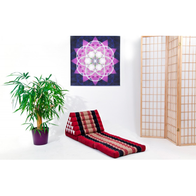 Almofada Tailandesa Triangular com 3 Secções